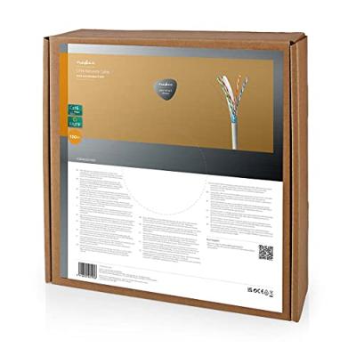 Nedis CCBG8522GY100S netwerkkabel Grijs 100 m Cat6 F/UTP (FTP)
