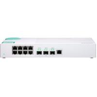 QNAP QSW-308-1C netwerk-switch Unmanaged Gigabit Ethernet (10/100/1000) Wit - thumbnail