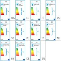 VidaXL Led-bollampen 2 st rond 20 cm pmma - thumbnail