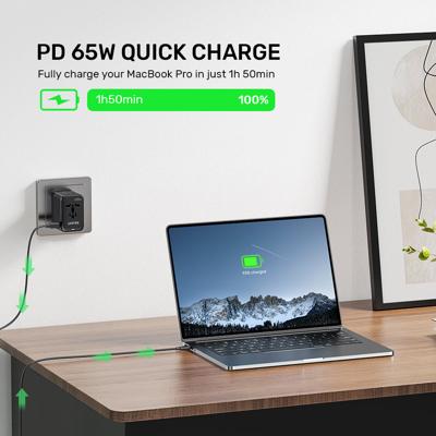 Stroomoplader - Unitek 65W Universal Travel Adapter (P1122ABK01) | 1xUSB-A 3xUSB-C 1xAC