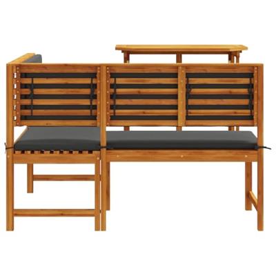 Tuinbankset 2 pcs Bruin Massief acaciahout