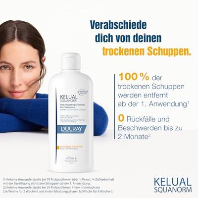 Ducray Kelual Squanorm Shampoo Droge Schilfers 400ml