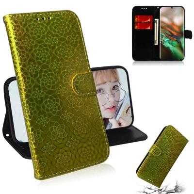 Voor Galaxy Note 10 effen kleur kleurrijke magnetische Buckle horizontale Flip PU lederen draagtas met houder & kaartsleuven & portemonnee & Lanyard (