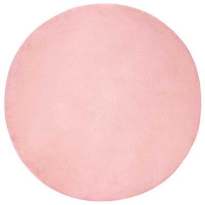 Nep Konijnenbont Tapijt Roze 200 cm Polyester