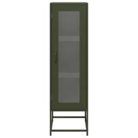 Hoge kast 36x39x123 cm koudgewalst staal olijfgroen - thumbnail