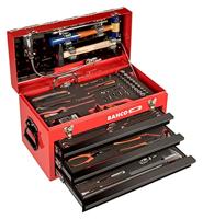 Bahco Metalen gereedschapskist met 3 lades | heavy-duty - luchtvaart - 124-delig - 1483KHD3RB-FF7 - thumbnail