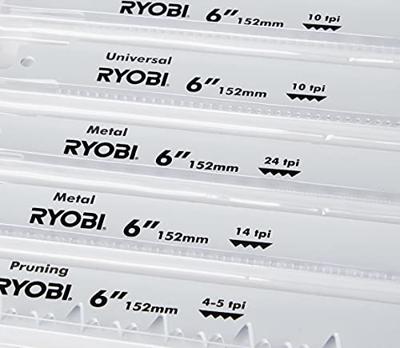 Ryobi RAK06RB | 6-delig Reciprozaagbladen - 5132002547 - 5132002547