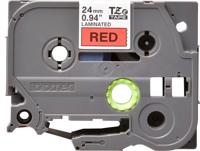 Labeltape Brother TZe, TZ TZe-451 PET Tapekleur: Rood Tekstkleur:Zwart 24 mm 8 m - thumbnail