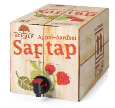 Schulp Saptap appel & aardbeiensap 5 Liter