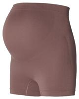 Noppies Lai Naadloze Sensil Zwangerschapsshort Hoog Deep Taupe - thumbnail