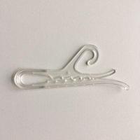 Sokkenhanger 92 mm transparant 100 stuks - thumbnail