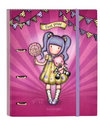 Ringmap Gorjuss First prize Lila (27 x 32 x 3.5 cm)