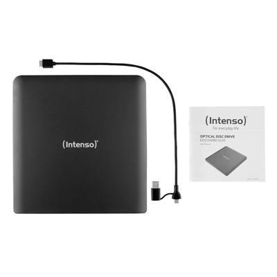 Intenso EOD 500BD Slim Externe Blu-ray brander Retail Micro-USB 3.2 Gen 1 (USB 3.0) Zwart