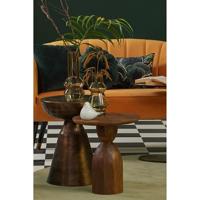 Light & Living Bijzettafel 'Torir' Mangohout, 40cm, kleur Bruin - thumbnail