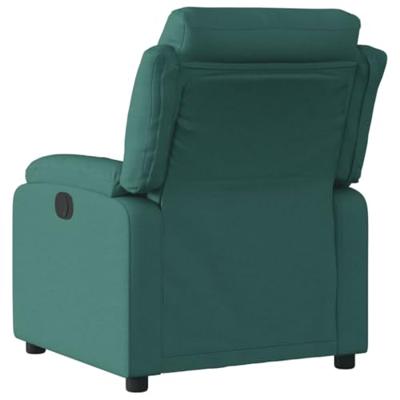 Fauteuil verstelbaar stof donkergroen