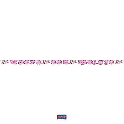 Letterslinger Hoera een meisje