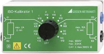 Gossen Metrawatt ISO-Kalibrator 1 Meetweerstand (l x b x h) 53 x 122 x 60 mm 1 stuk(s)