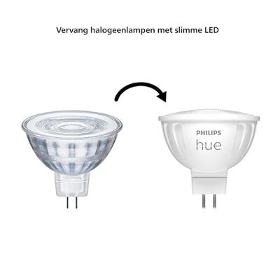 Philips Hue LED-lamp 8719514491403 Energielabel: G (A - G) Hue White & Color Ambiance GU5.3 Philips Hue LED-lamp 8719514491403 Energielabel: G (A - G) Hue White & Color Ambiance GU5.3