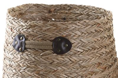 Mandenset DKD Home Decor Zeegras (30 x 30 x 28 cm)