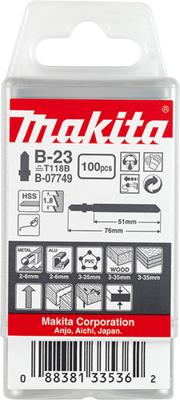 Makita B-07749 T 118 B Decoupeerzaagblad voor Multimateriaal VE=100