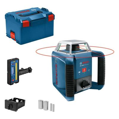 Bosch Professional GRL 400 H Rotatielaser Rood + Laserontvanger LR 45 in L-Boxx - 0601061805 Bosch Professional GRL 400 H Rotatielaser Rood + Laserontvanger LR 45 in L-Boxx - 0601061805