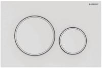 Bedieningsplaat Geberit Sigma-20 Mat Wit/Wit - thumbnail
