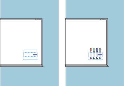 magnetoplan 16712 16712 Penhouder magnetisch Transparant