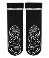 FALKE Warme Anti slip sokken dames - Cuddle Pads - Huissokken met grip - Merino wollen warme Bedsokken - slaapsokken - 38 - Zwart - Onderbroek - - - thumbnail