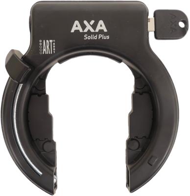 Ringslot Axa Solid Plus met afdekkapjes - zwart (werkplaatsverpakking) Ringslot Axa Solid Plus met afdekkapjes - zwart (werkplaatsverpakking)