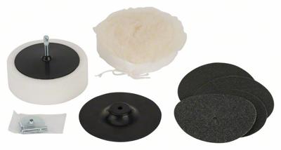 Bosch Professional 0603004101 Polijstset S24, 8-delig, voor boormachines 1 stuk(s)