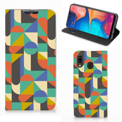 Samsung Galaxy A30 | Hoesje met Magneet | Funky Retro