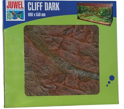 Juwel Achterwand Cliff Dark - Natuurlijke Bruine Rotsstructuur 60x55cm voor Aquarium