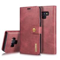 Dg. MING Crazy Horse textuur Flip afneembare magnetische lederen case voor Galaxy Note 9 met houder & kaartsleuven & portemonnee (rood) - thumbnail