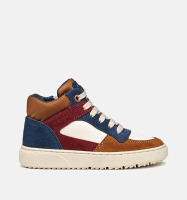 Halfhoge baskets J46LDC - J THELEVEN BOY GEOX bruin