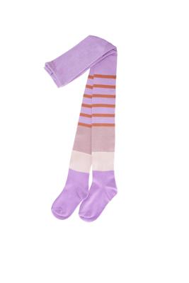 NoNo winter colorblocking maillot meisjes - paars - Rachel - gestreept