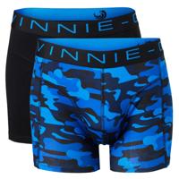 Vinnie-G Boxershorts 2-pack Black/Blue Army-XL - thumbnail