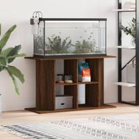 VidaXL Aquariumstandaard 100x40x60 cm bewerkt hout bruin eikenkleur - thumbnail