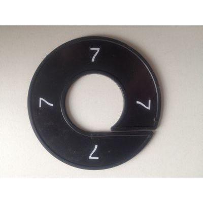 Maatring zwart/wit 7