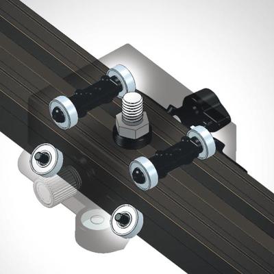 Libec ALXS4 rail voor statiefkop 40 cm