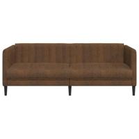 Driezitsbank kunstsude bruin - thumbnail
