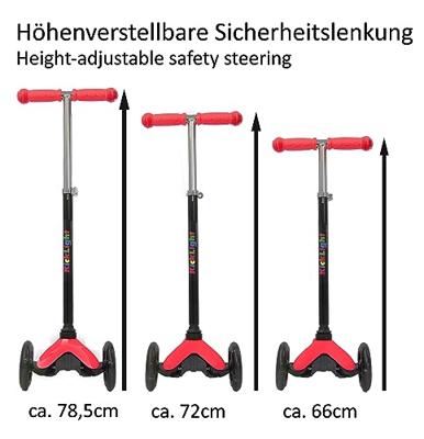 Jamara KickLight Scooter red Jamara KickLight Scooter red