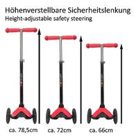 Jamara KickLight Scooter red - thumbnail