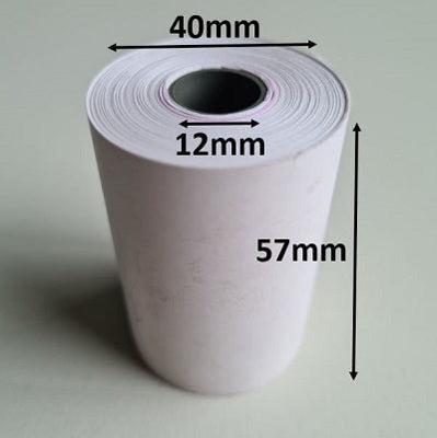 Thermorol 57x40x12 mm wit BPA-vrij Thermorol 57x40x12 mm wit BPA-vrij