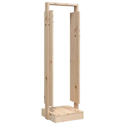 VidaXL Houtblokhouder 33,5x30x110 cm massief grenenhout VidaXL Houtblokhouder 33,5x30x110 cm massief grenenhout