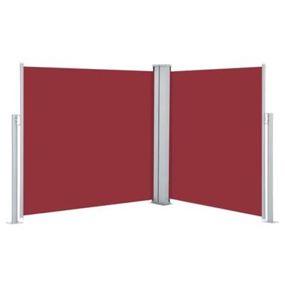 VidaXL Windscherm uittrekbaar 120x600 cm rood VidaXL Windscherm uittrekbaar 120x600 cm rood