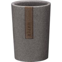 Tandenborstelbeker vrijstaand Sealskin Pierra polyresin Grijs - thumbnail