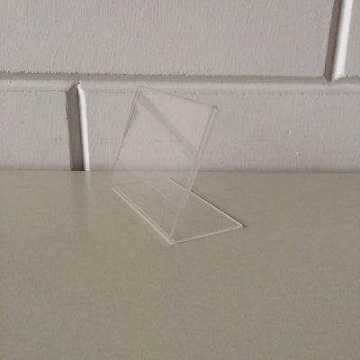 L-standaard acryl bxh 105x74mm A7 Liggen - 80 stuks