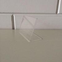 L-standaard acryl bxh 105x74mm A7 Liggen - 80 stuks - thumbnail