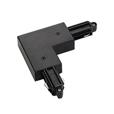 SLV 1-faseL-Connector 1 hoekverbinder aarde buiten zwart - 143050