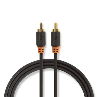 Nedis CABP24170AT20 audio kabel 2 m RCA Antraciet